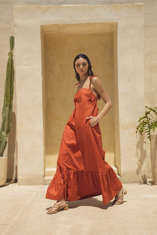Terakota Maxi Dress / Andres Otalora